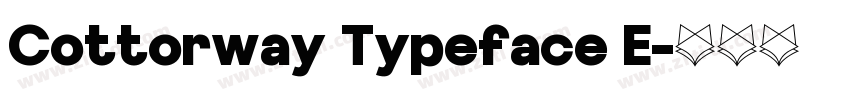 Cottorway Typeface E字体转换